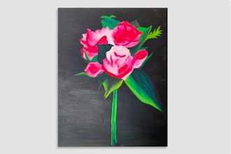 Paint and Sip: The Beautiful, Roses Painting